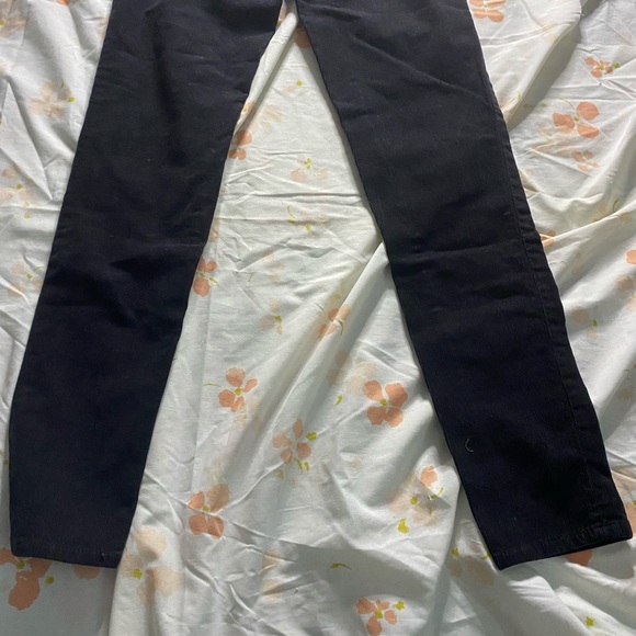 Midrise toothpick 26 regular black corduroy pants - Picture 5 of 5